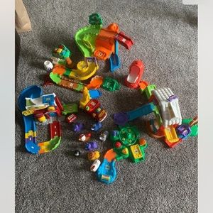Vtech fire command center, grow and learn animal farm, zoo